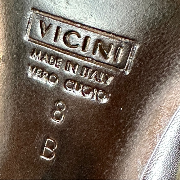 Giuseppe Zanotti Black Leather Pumps 8m Pointy Toe Made In Italy - Picture 6 of 10